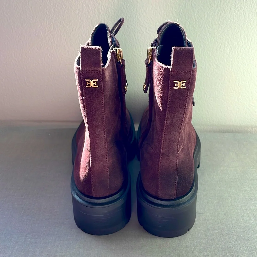 NEW! Sam Edelman Lovrin Women’s Leather Combat Boots Size 7 - Picture 4 of 12